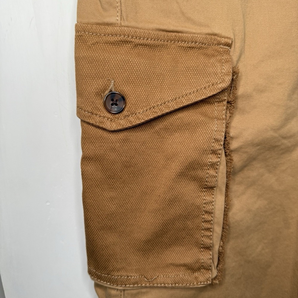 NEW SO Juniors Size XS Brown Tan Cargo Straight Madi Skirt Pockets Cotton NWT - Picture 8 of 11